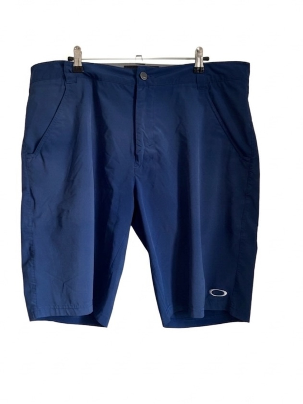 Oakley Mens Blue Golf Shorts Size 36W  Flat Front Activewear
